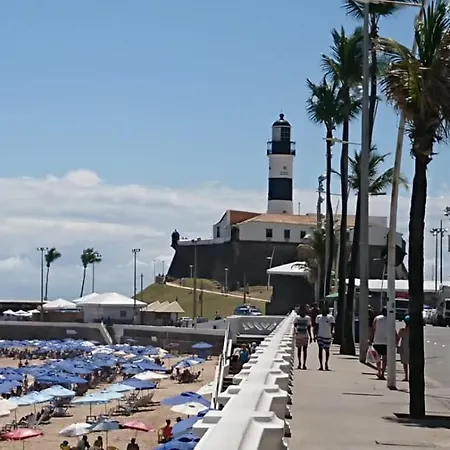 Flat O Point Do Carnaval Do Farol Da Barra Apartment Salvador Exterior photo